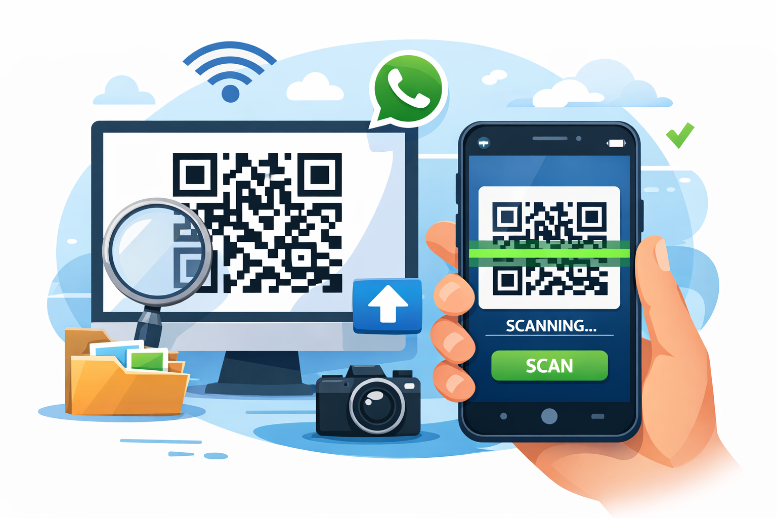 Scan QR Code Online